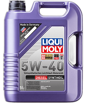 Масло моторное Liqui Moly Diesel Synthoil 5/40 API CF ACEA A3/B4 (5 л.)