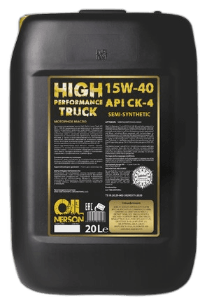 Масло моторное Nerson Premium Truck Long Life 40 10W-40 API CI-4 ACEA E7