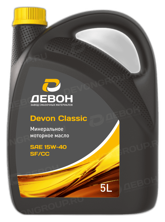 Масло моторное Devon Classic 15/40 API SF/CC (5 л.)