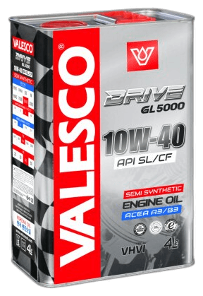 Масло моторное VALESCO DRIVE GL 5000 10/40 API SL/CF