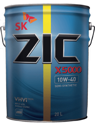 Масло моторное ZIC X5000 10/40 API CI-4/SL