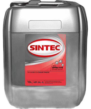 Масло трансмиссионное Sintec ТСп10 ТМ-3-9 SAE 80W API GL-3
