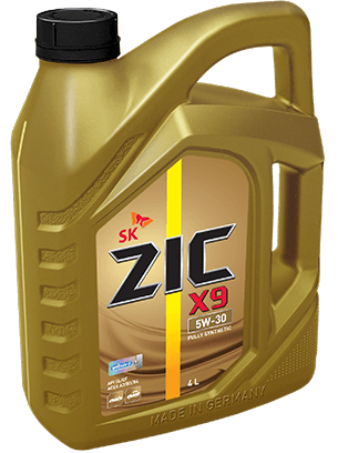 Масло моторное ZIC X9 5/30 API SL/CF