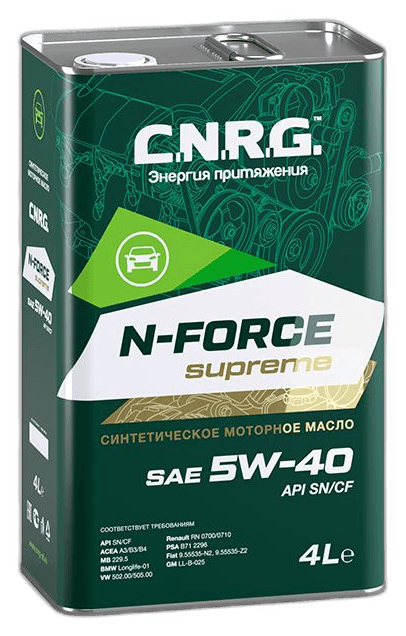 Масло моторное C.N.R.G. N-Duro Power 10W-40 API CI-4/SL ACEA E7
