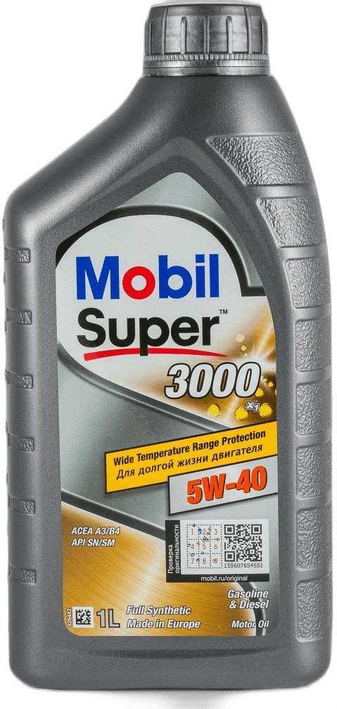 Масло моторное Mobil Super 3000 x1 5/40 API SN/CF