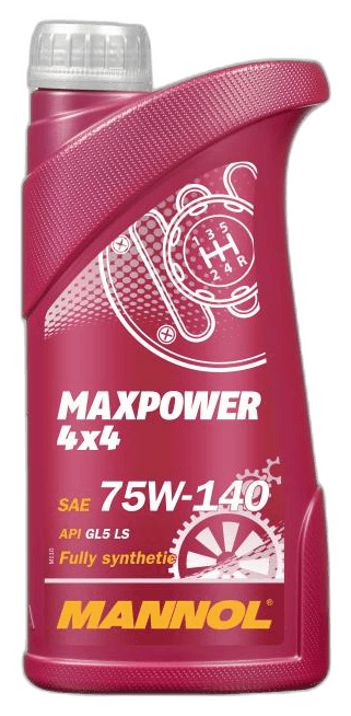 Масло трансмиссионное Mannol Maxpower 4x4 75W-140 API GL-5