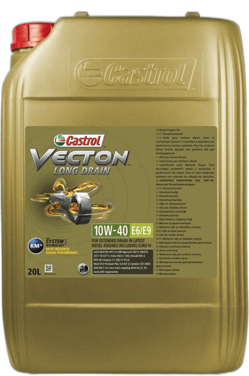 Масло моторное Castrol Vecton Long Drain 10/40 API CJ-4 АСЕА E6/E9 (20 л.)