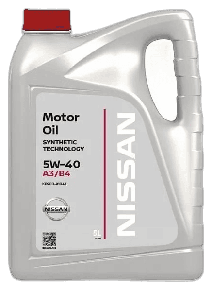 Масло моторное Nissan 5W-40 ACEA A3/B4 KE900-90042