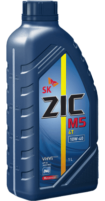 Масло моторное ZIC M5 4T 10/40 API SJ (1 л.)