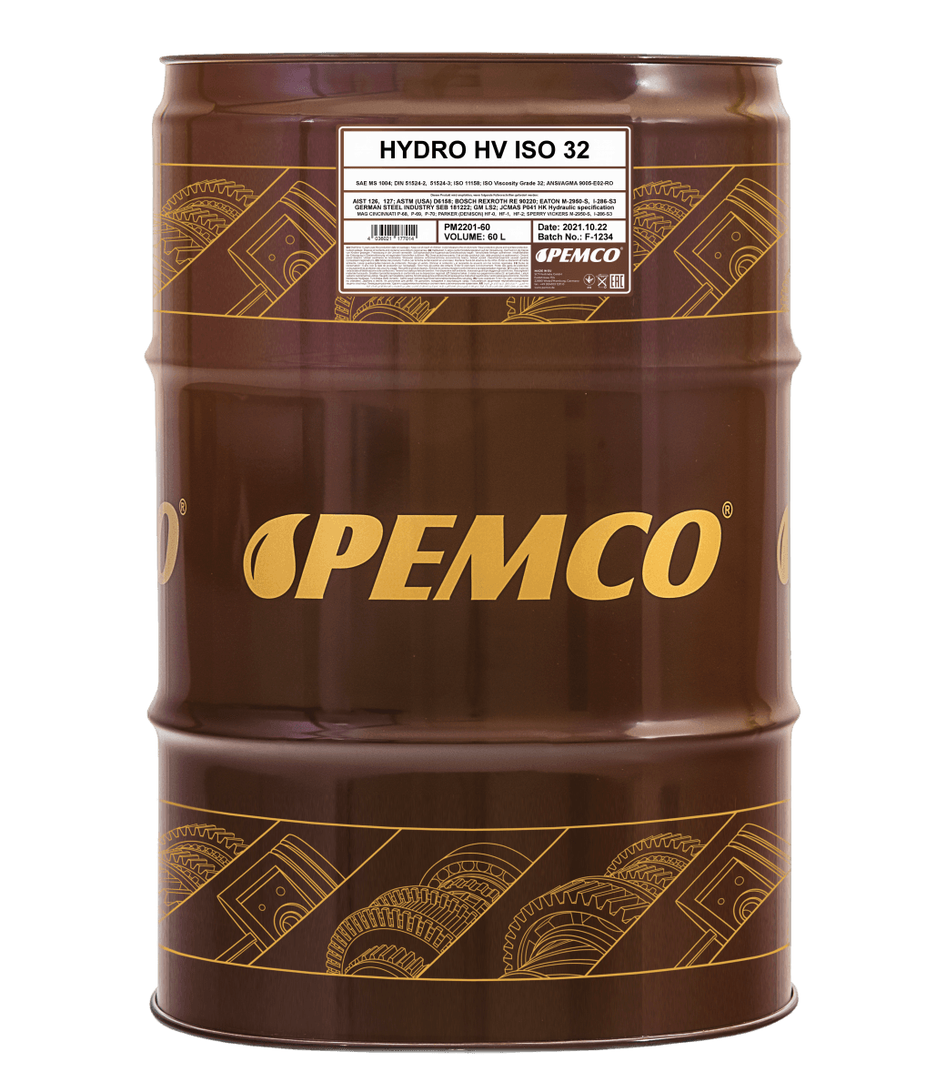 Масло гидравлическое Pemco Hydro HV HVLP 32