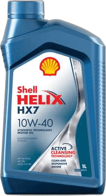 Масло моторное Shell Helix HX7 10/40 API SN PLUS ACEA A3/B4