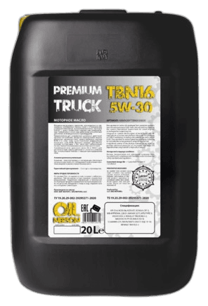 Масло моторное Nerson Premium Truck TBN16 5/30 API CI-4 ACEA E7