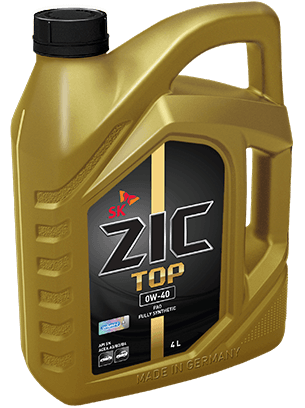 Масло моторное ZIC TOP 0/40 API SP ACEA A3/B4 (4 л.)