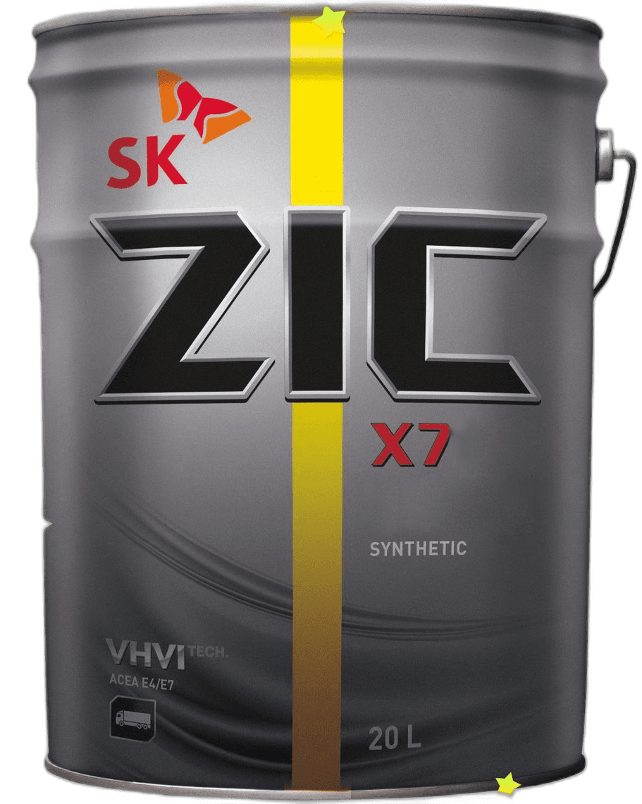 Масло моторное ZIC X7000 10/40 API CK-4 (20 л.)