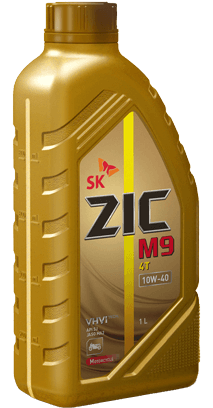 Масло моторное ZIC M9 4T 10/40 API SN (1 л.)