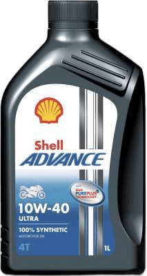 Масло моторное Shell Advance 4T Ultra 10W-40 API SM