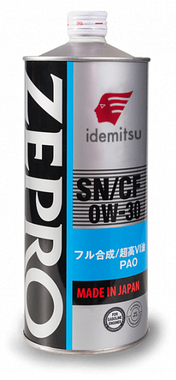 Масло моторное IDEMITSU Zepro Touring Pro 0/30 API SN/CF ILSAC GF-5