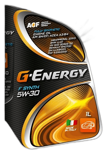 Масло моторное Gazpromneft G-Energy F Synth 5/30 API SL/CF