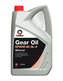 Масло трансмиссионное Comma GEAR OIL EP 80W-90 API GL-4