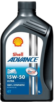 Масло моторное Shell Advance 4T Ultra 15W-50 API SM