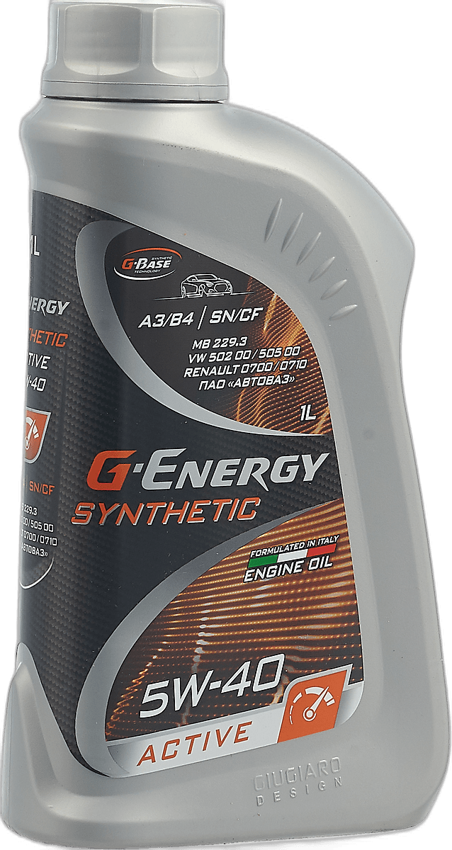 Масло моторное Gazpromneft G-Energy Synthetic Active 5/40 API SN/CF ACEA A3/B4