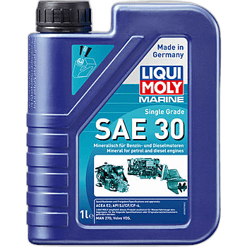 Масло моторное Liqui Moly Marine Single Grade SAE 30 API CF-4/SJ