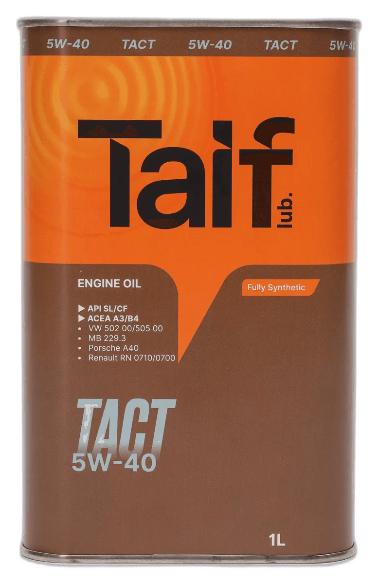 Масло моторное Taif Vivace PAO 5W-40 API SN/CF ACEA A3/B4