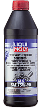 Масло трансмиссионное Liqui Moly Vollsynthetisches Getriebeoil 75/90 API GL-5 (1 л.)