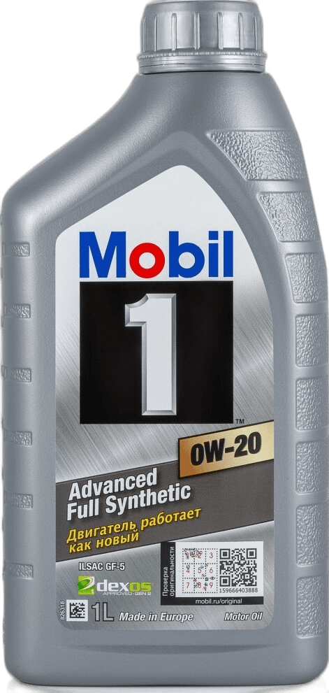 Масло моторное Mobil 1 0/20 API SN/CF (1 л.)