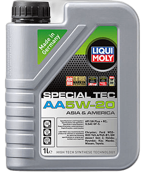 Масло моторное Liqui Moly Special Tec AA 5/20 API SN Plus + RC
