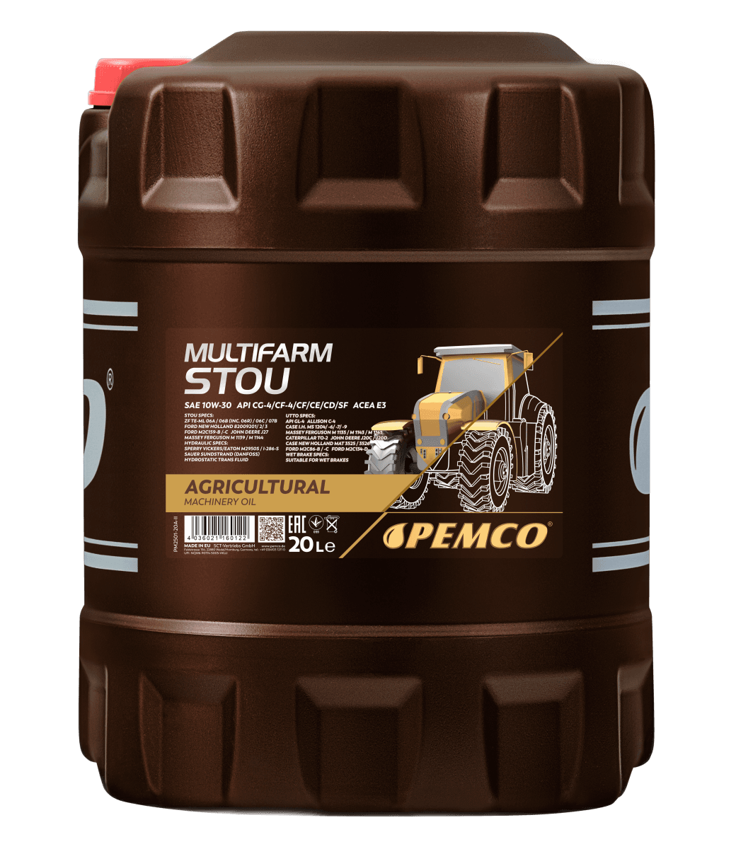 Масло трансмиссионно-гидравлическое Pemco Multifarm STOU 10W-30 API CG-4/SF/GL-4/HVLPD