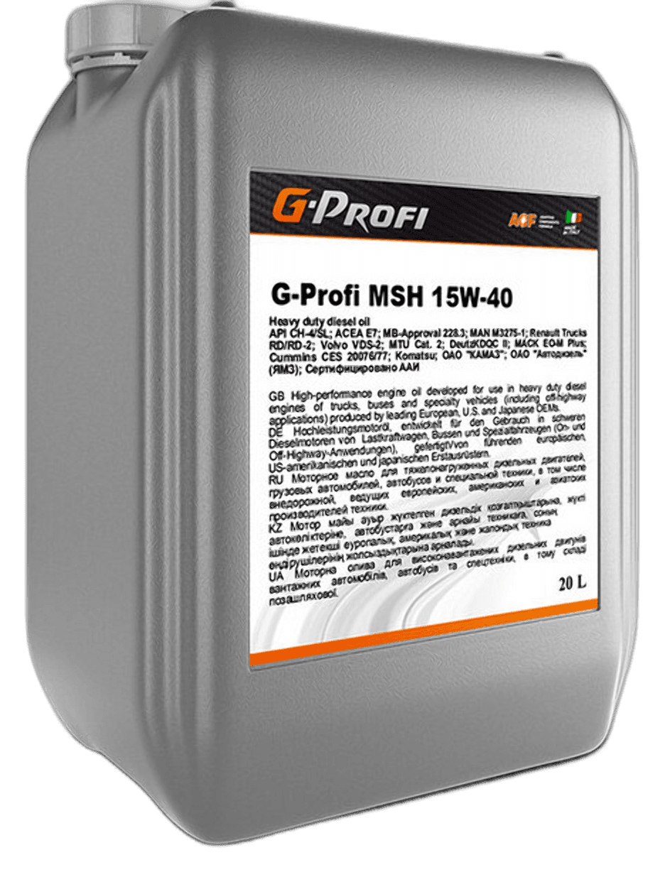 Масло моторное Gazpromneft G-Profi MSK 5W-40 API CK-4 ACEA E7/E9