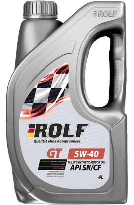 Масло моторное Rolf GT 5/40 API SN/CF ACEA A3/B4