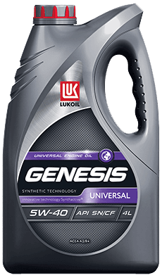 Масло моторное Лукойл GENESIS UNIVERSAL 5/40 API SN/CF