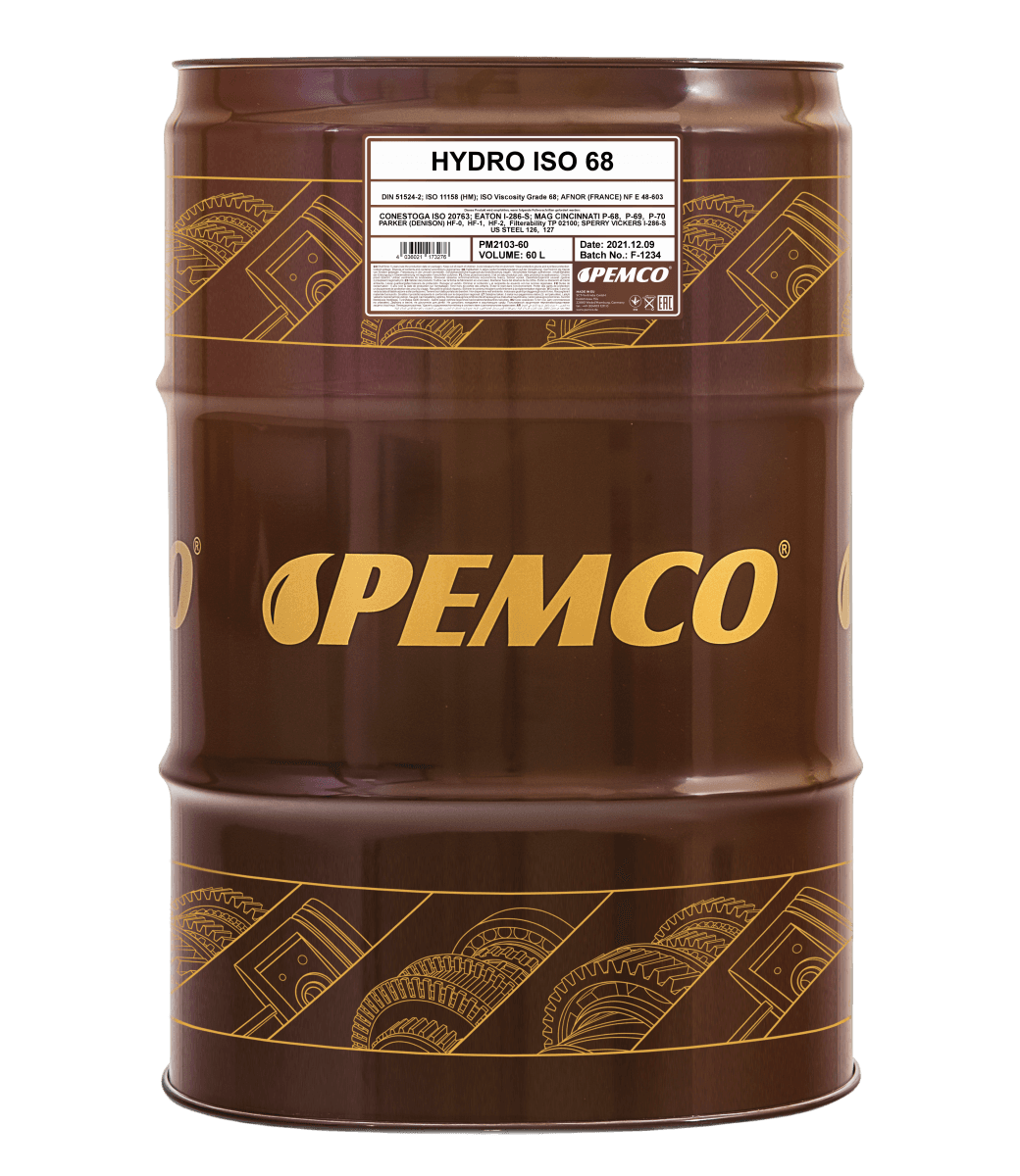 Масло гидравлическое Pemco Hydro HLP 68