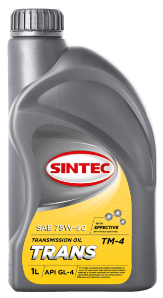 Масло трансмиссионное Sintec Trans ТМ-4 75/90 API GL-4