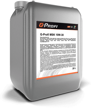 Масло моторное Gazpromneft G-Profi MSK 10/30 API CK-4 ACEA E7/E9