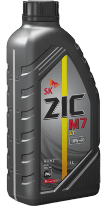 Масло моторное ZIC M7 4T 10/40 API SL (1 л.)