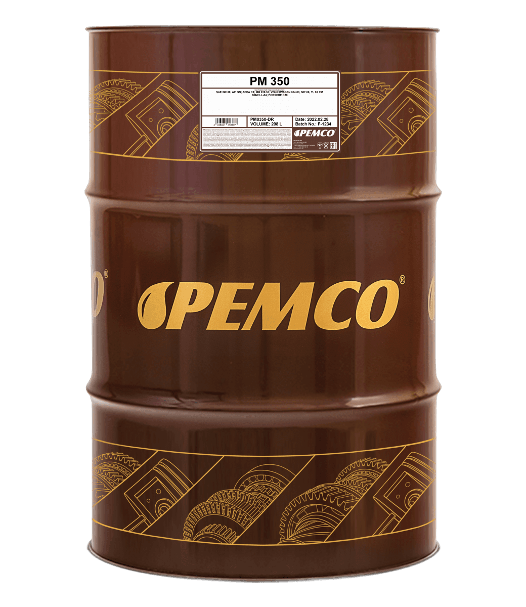 Масло моторное Pemco 350 PAO 5W-30 API SN ACEA C3