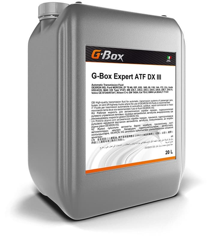 Масло трансмиссионное Gazpromneft G-Box Expert ATF DX III (40,77 кг, 50 л.)