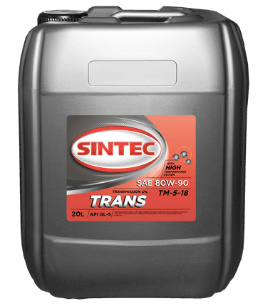 Масло трансмиссионное Sintoil/Sintec ТАД-17 (ТМ-5-18) 80/90 API GL-5 (20 л.)