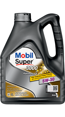 Масло моторное Mobil Super 3000 x1 Formula FE 5/30 API SL/CF (4 л.)