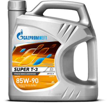 Масло трансмиссионное Gazpromneft Super T-3 85/90 API GL-5 (9,42 кг, 10 л.)