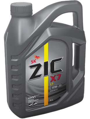 Масло моторное ZIC X7 LS 10/30 API SN/CF (4 л.)
