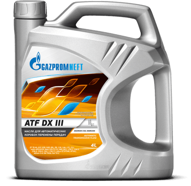 Масло трансмиссионное Gazpromneft ATF DX III (3,42 кг, 4 л.)