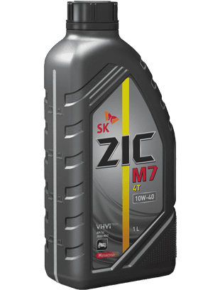 Масло моторное ZIC M7 4T 10/40 API SL (1 л.)