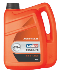 Антифриз Luxe Long Life G-12+ красный арт. 641 (3 кг.)