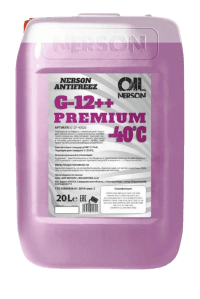 Антифриз Nerson HD Premium G-12++ (-40) фиолетовый (20 л.)