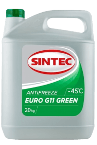Антифриз Sintec Euro G-11 Green (-40) (20 кг.)
