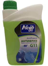 Антифриз NORD OIL Antifreeze Premium G-11 (-40) зелёный (1 кг.)
